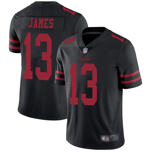 San Francisco 49ers Limited Black Men Richie James Alternate NFL Jersey 13 Vapor Untouchable